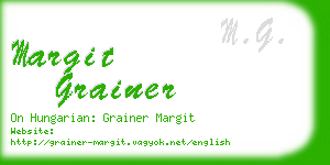 margit grainer business card